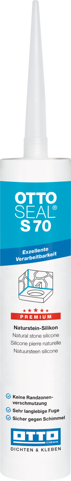 PREMIUM NATURSTEIN SILIKON-FUGENGRAU